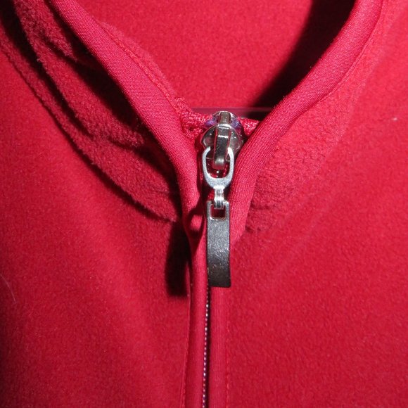 Craft & Barrow XL Red Plush Vest - Picture 4 of 6